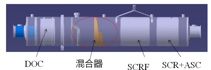 SCRF Diesel Engine Generator Catalytic Converter Euro 6 T4
